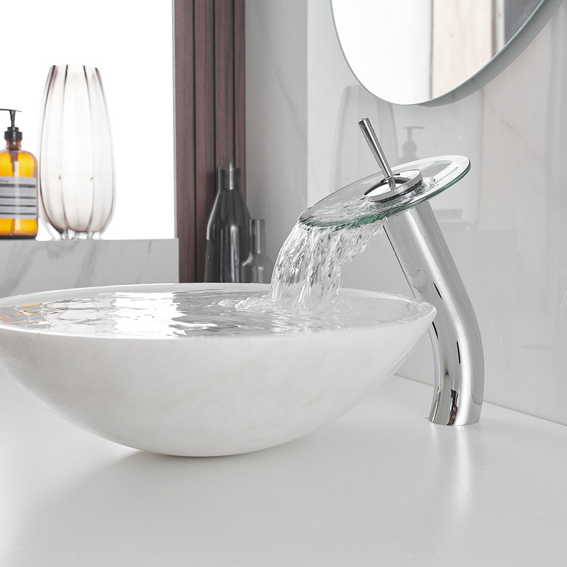 VIBRANTBATH Waterfall Vessel Bathroom Faucet & Reviews | Wayfair